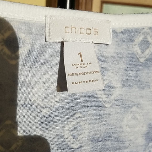 Chico's blouse top size (1)A78 - Picture 4 of 4